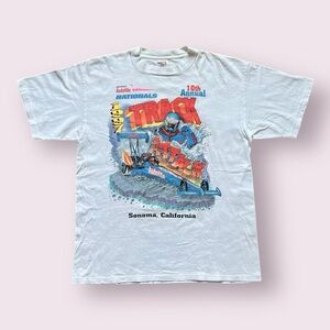 Vintage 1997 Autolite Nationals Somoma Track Attack Single Stitch Racing T-Shirt